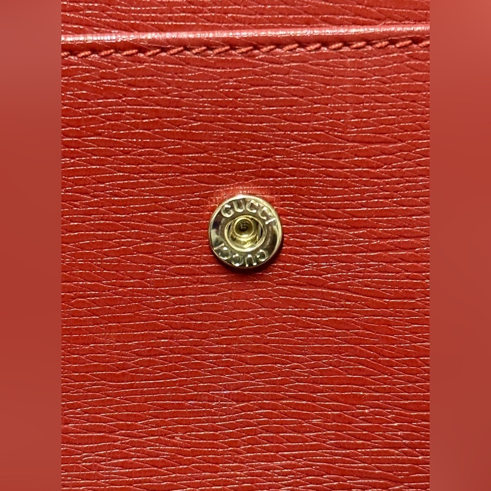 Gucci leather continental dark red wallet - Picture 9 of 16
